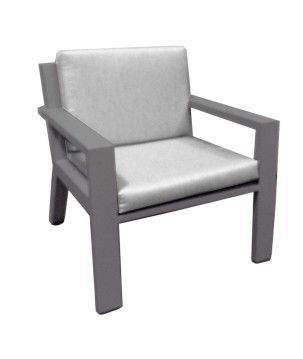 Fauteuil Low Dining VIKING Anthracite