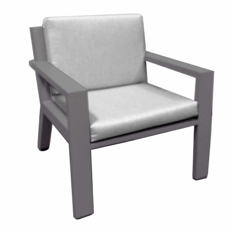 Fauteuil Low Dining VIKING Anthracite