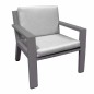Fauteuil Low Dining VIKING Anthracite