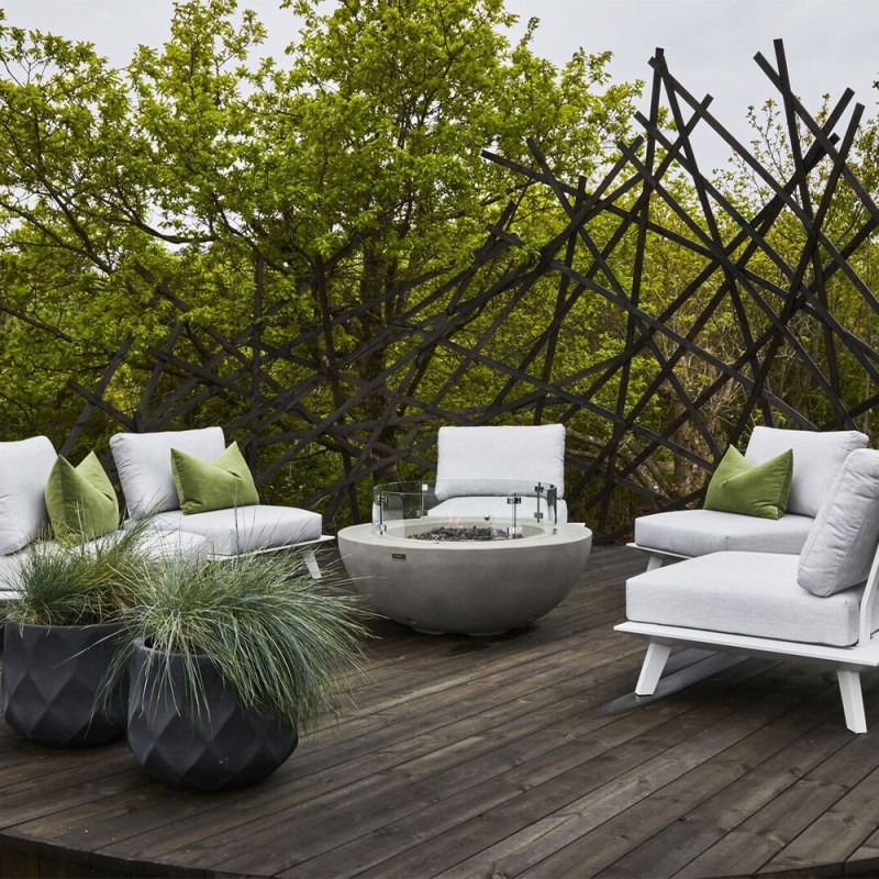 Table Brasero LUNAR BOWL - Set complet